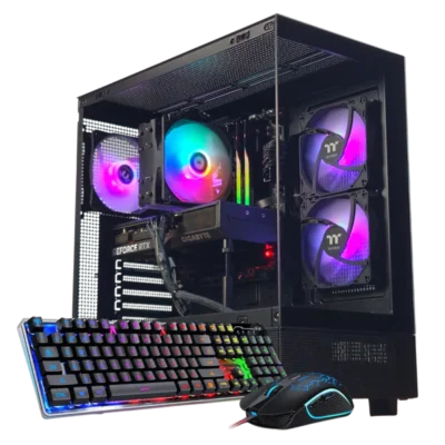 Bespoke Gaming PC – Ryzen 5 9600X – RTX 5060 – 32GB DDR5 – 2TB SSD – 850W Power Supply – Windows 11 Pro – Keyboard & Mouse